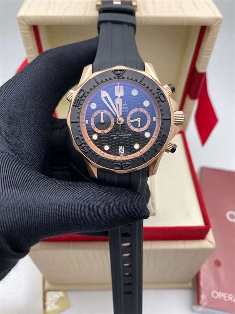 omega seamaster rubber strap replica